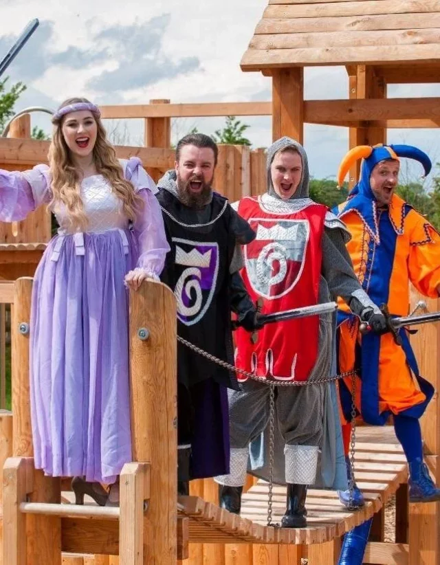 Knights and Princesses performers at Odds Farm Park