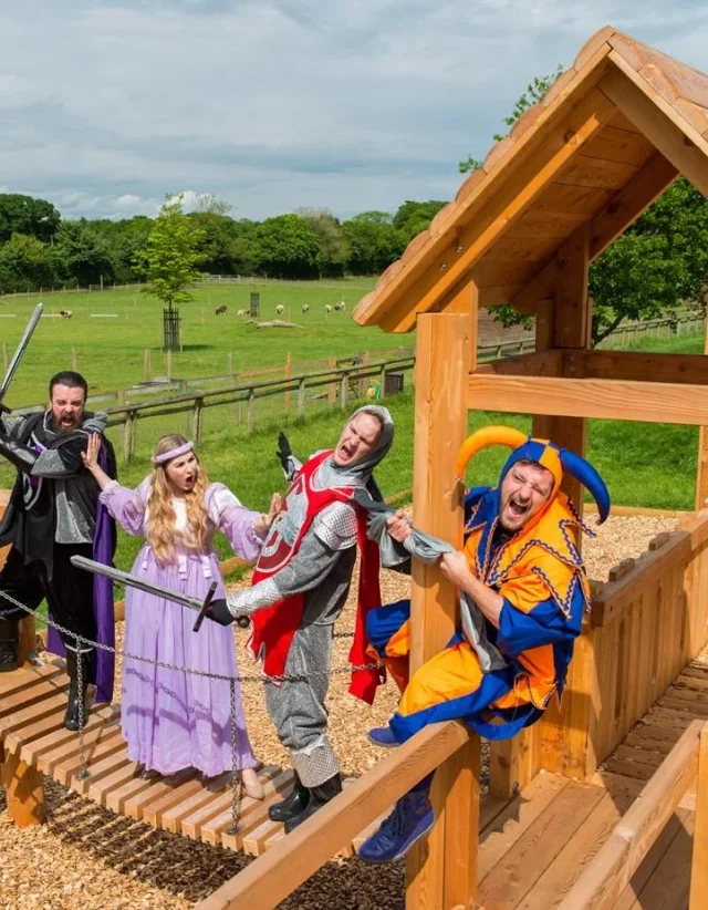Knights and Princesses performers at Odds Farm Park
